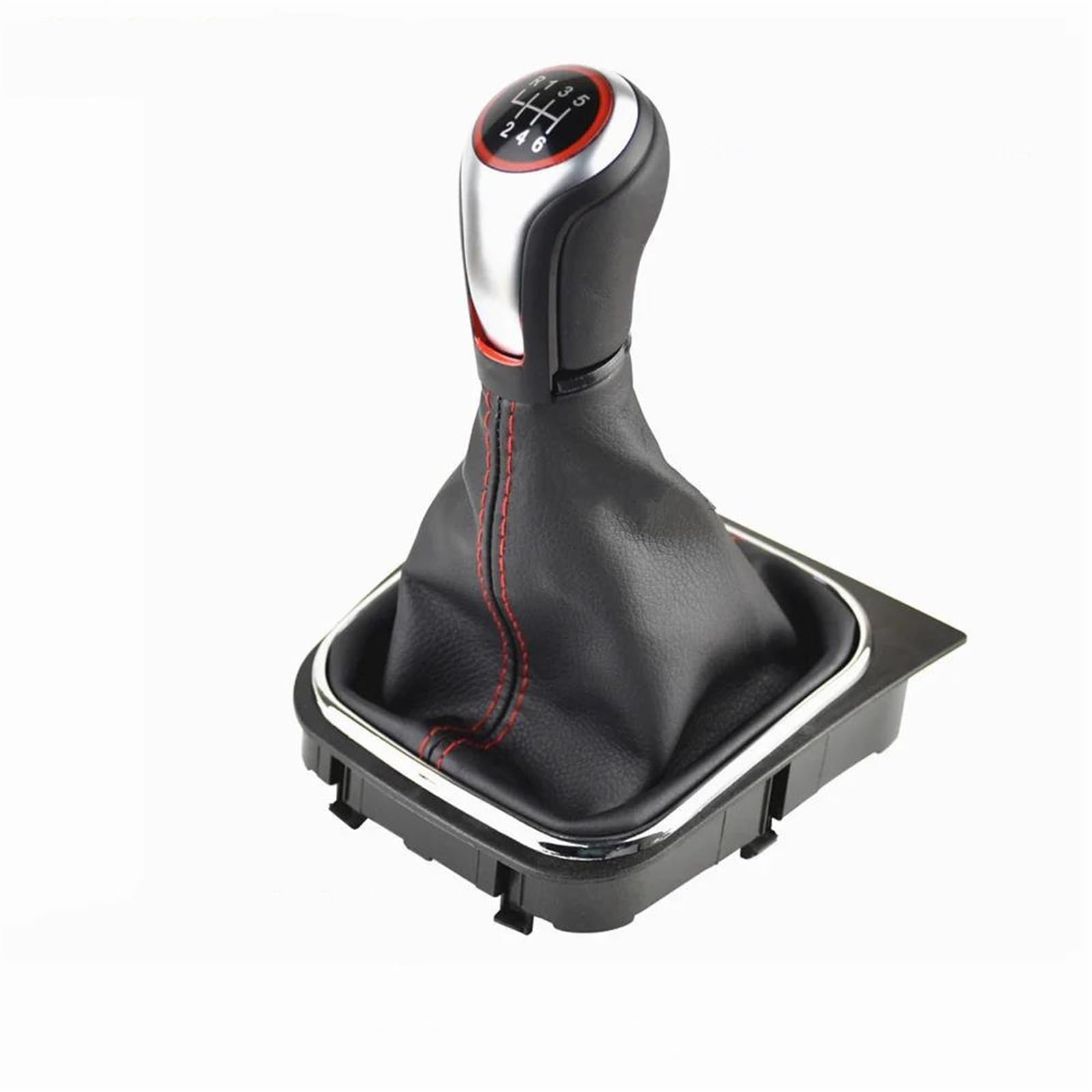Cavinbdz Matte 6 Gear-Boot For Ibiza 6J For Seat For Leon Mk1 Car Gear Shift Knob Lever Pen 5 6 Speed Handle Ball Boot Cover Gaitor(Matte 6 Gear-Boot)