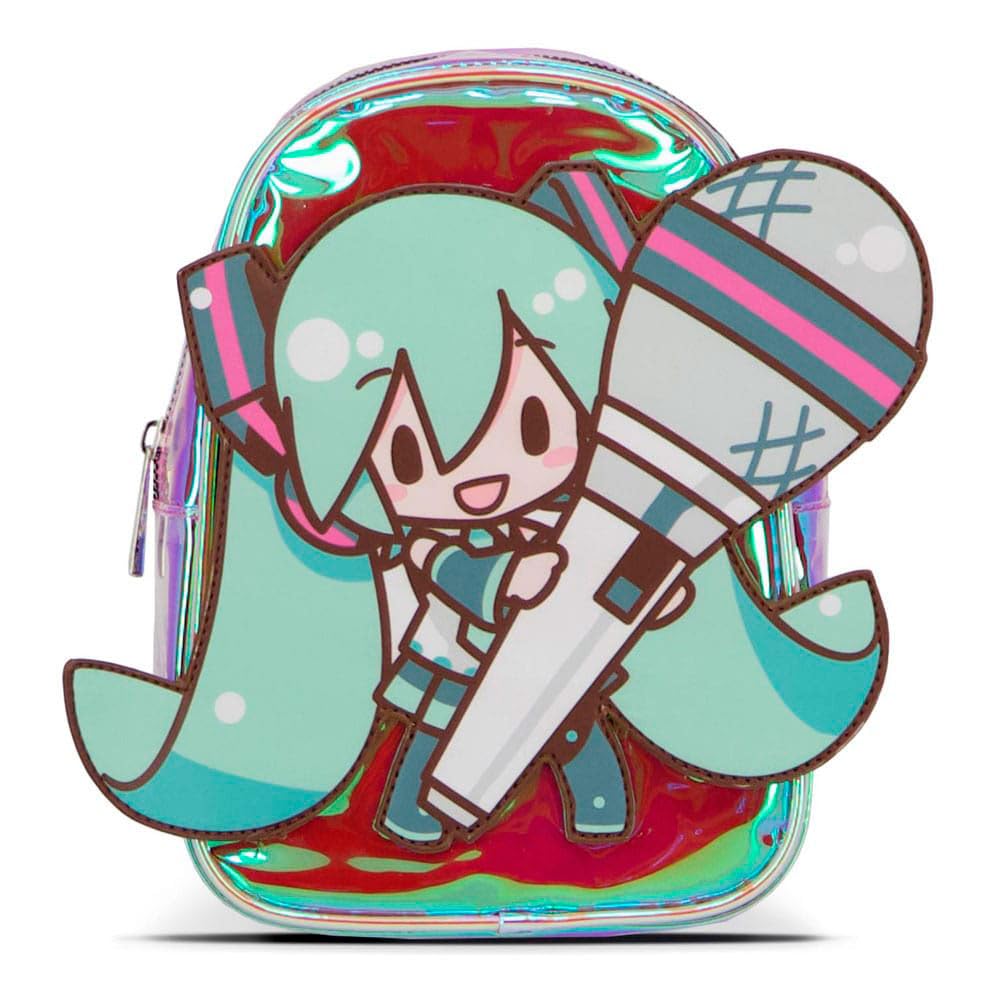 Difuzed HATSUNE MIKU 3D Miku Patch Shiny Mini Backpack (MP781487HMK)