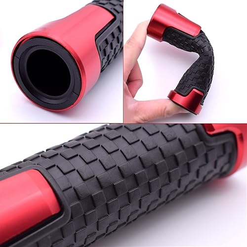 Miniatura 6 de Para Kawasaki Ninja H2 H2R H2SX H2SE 2016-2022 Manillar antideslizante de motocicleta Agarres de goma Manillar Extremos de la barra de mango Tapón