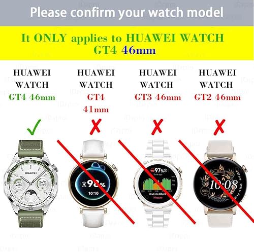 Miniatura 2 de Protector de pantalla para HUAWEI Watch GT 4 GT4 de 1.81 pulgadas (1.811 in), vidrio templado, antiarañazos, sin burbujas, fácil instalación