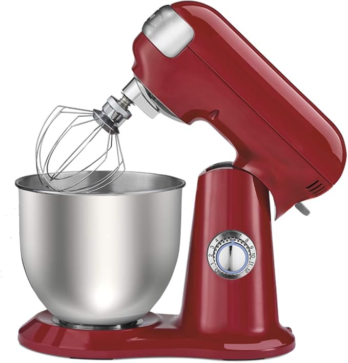 Cuisinart SM48RC Precision Master Petite 4.5 Qt Stand Mixer, Red
