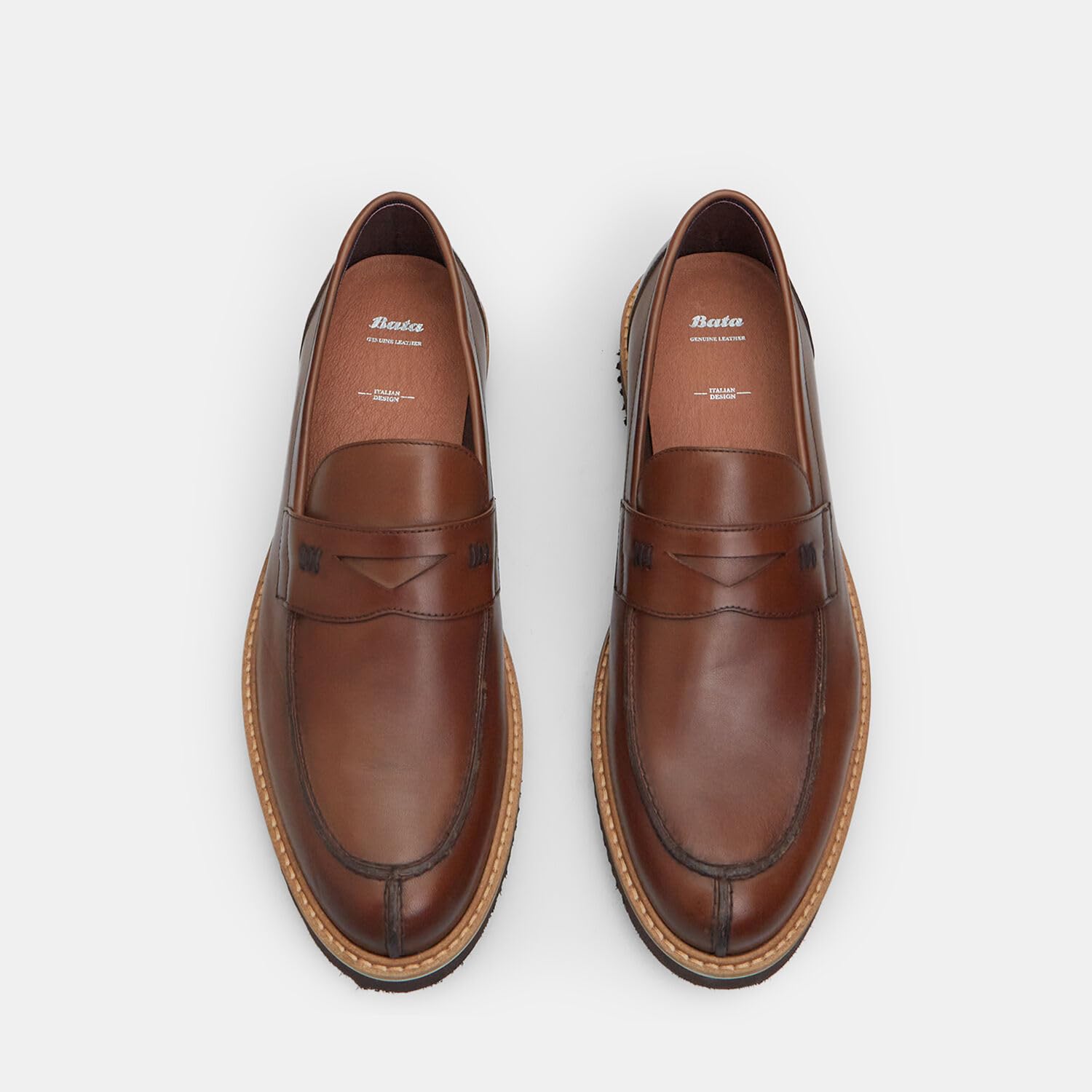 BATA Mocassino da Uomo in Pelle