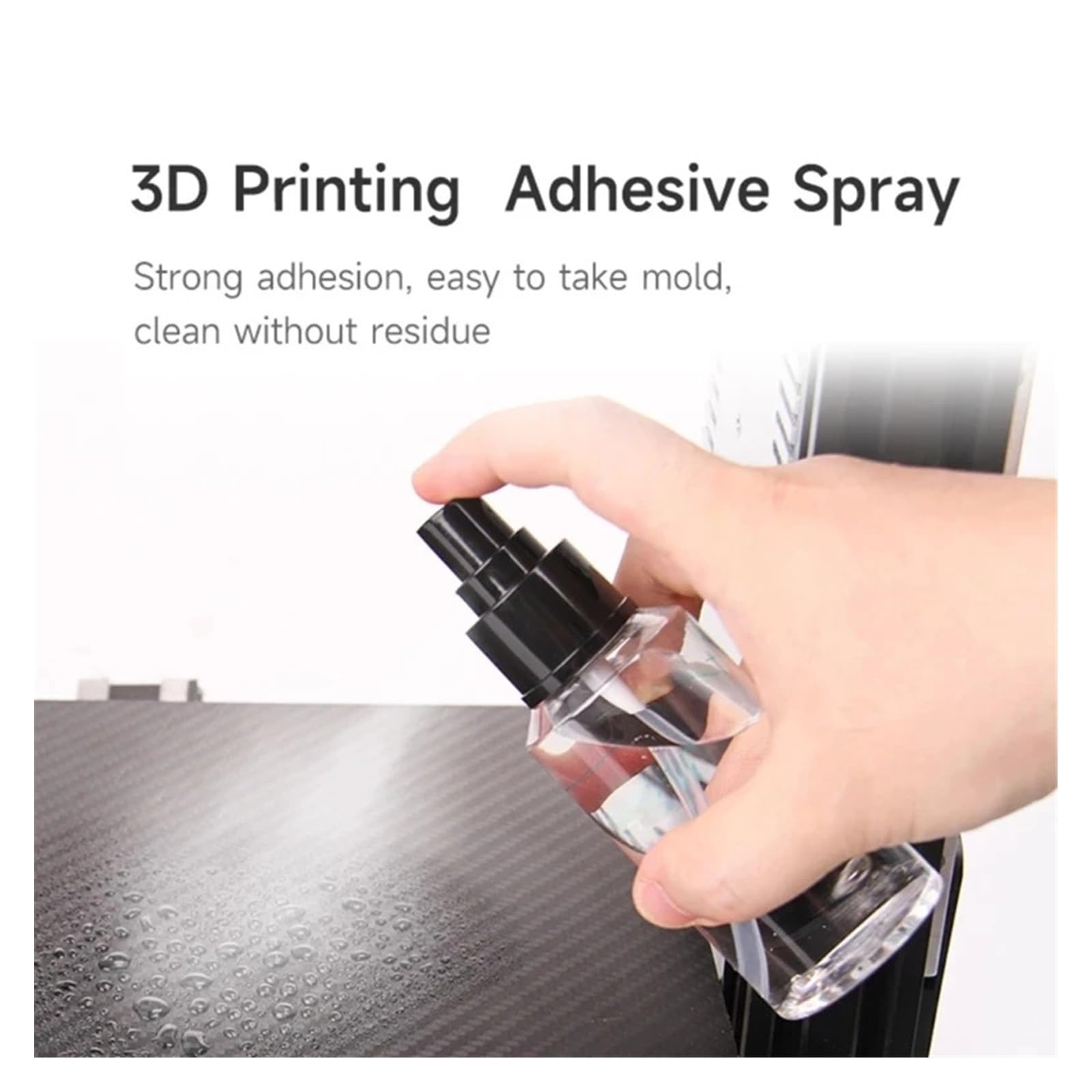 100ml klej w sprayu klej zapobiegający wypaczeniu uniwersalny do drukowania 3D materiały ABS PLA + PETG akcesoria do drukarek część