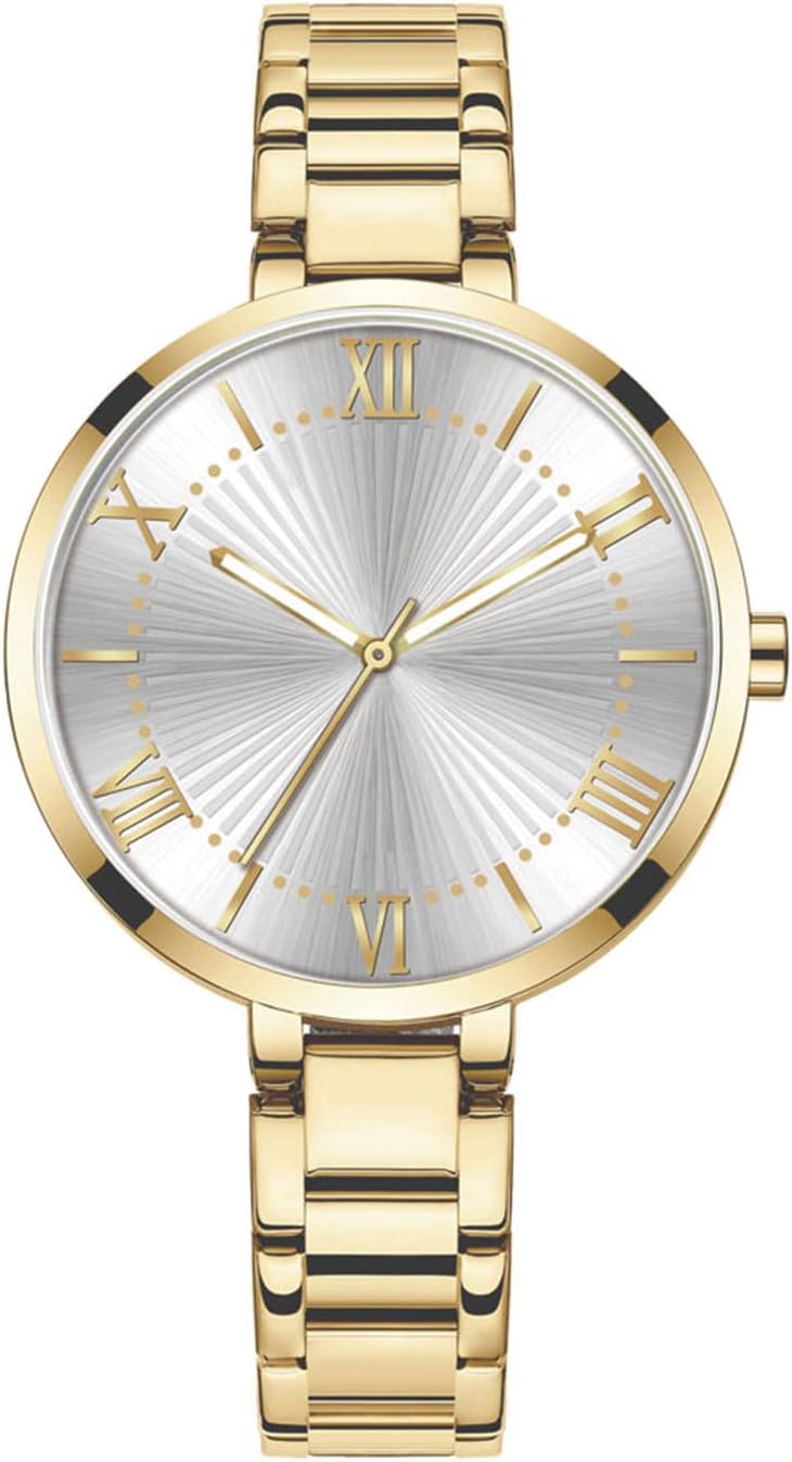 NUOVO Women's Timepiece with Stainless Steel Bracelet and Sunburst Dial