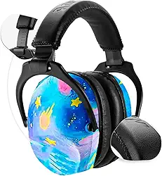 Abafador de Ruídos para Autismo Dobrável – Protetor de Ouvido com Redução de 22dB para Conforto Sensorial Infantil e Adulto.