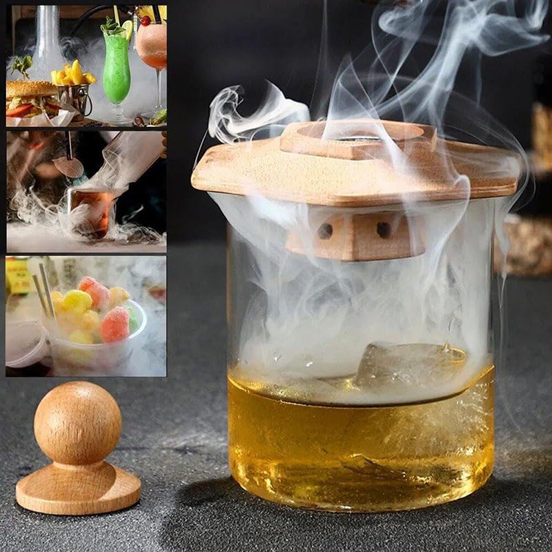 Kit per affumicatore per cocktail, kit per affumicatore di formaggio e whisky, con trucioli di legno da 6 gusti, accessori per cocktail bar, kit per cocktail, kit regalo per uomini e amanti dei