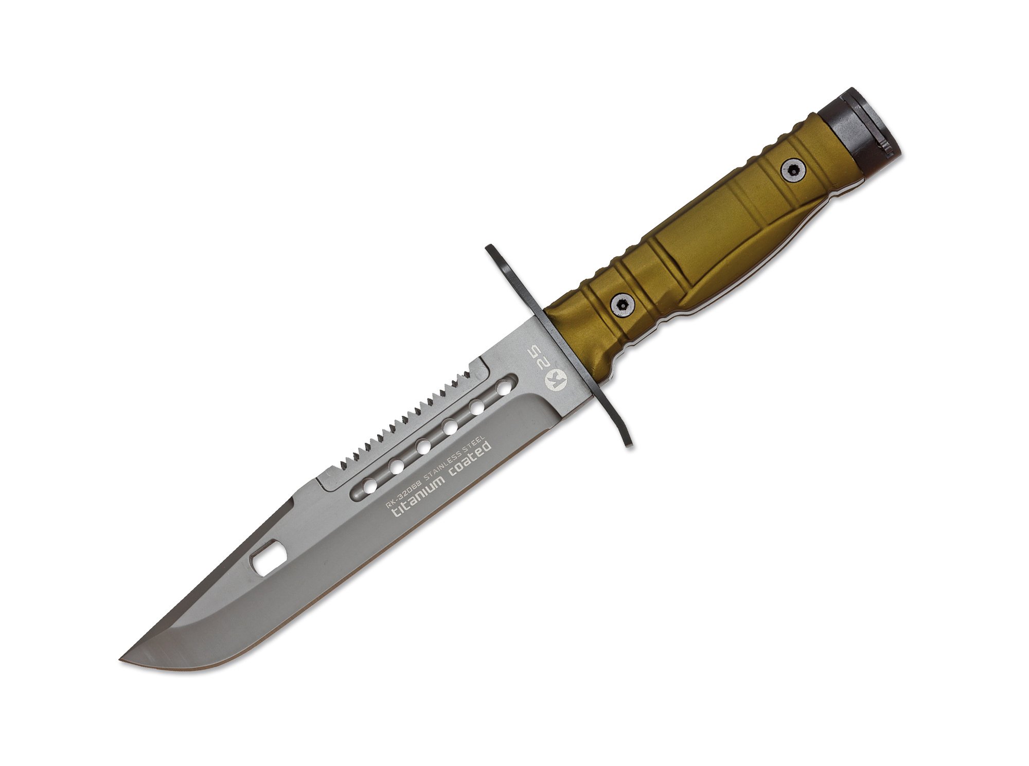 Rui Infantry Nóż podróżny, żółty, długość ostrza: 17,9 cm, 02RU033