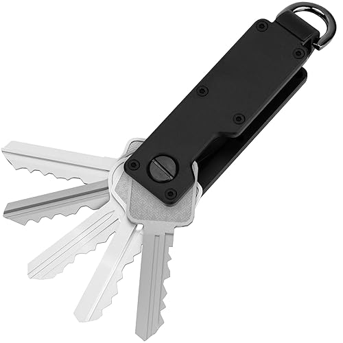 Mens Key Organizer - Compact Metallic Key Holder | Minimalist