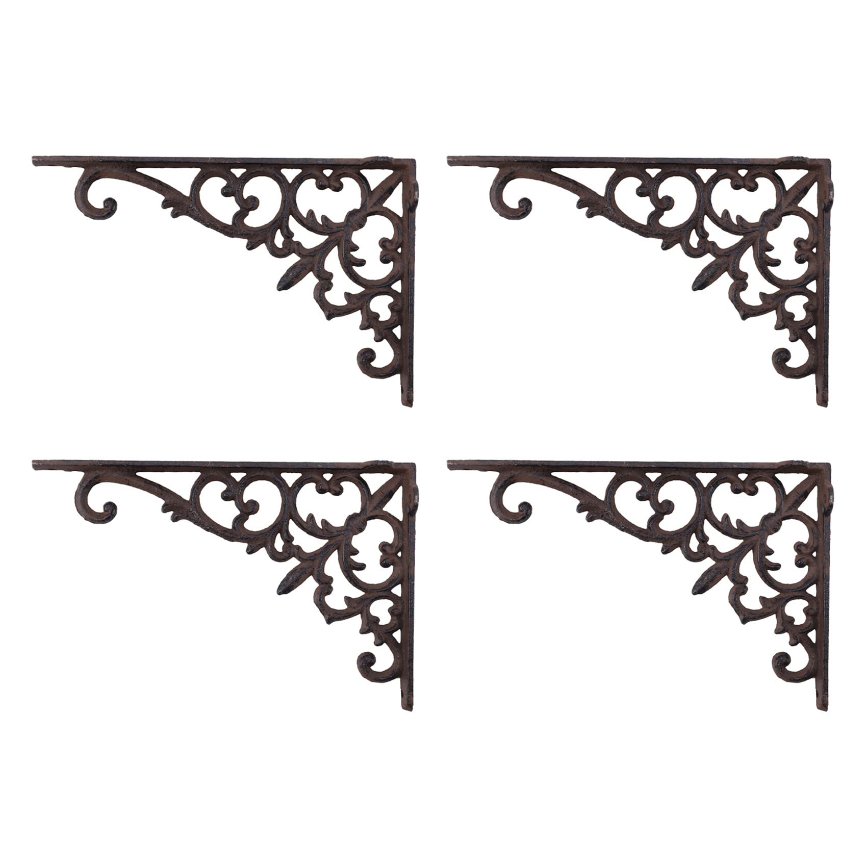 Hndhbfgrt 4X Cast Iron Plant Hanger Flower Basket Hook for Indoor Outdoor Bird Feeder Lantern Pots Wind Chimes