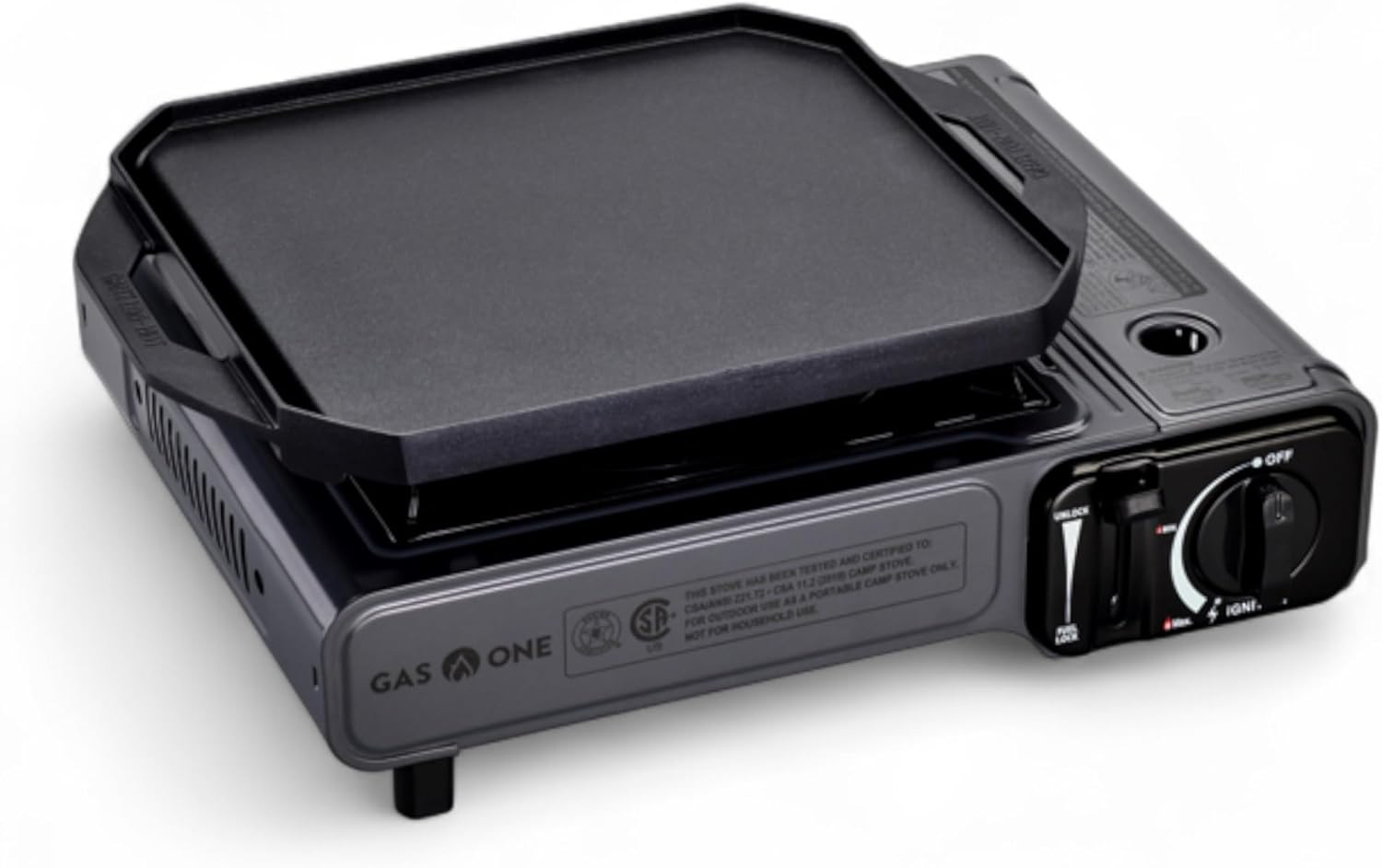 GasOne GS-1000G Butane Stove & Griddle – Perfect for Camping & Cooking GasOne GS-1000G Butane Stove & Griddle – Perfect for Camping & Cooking