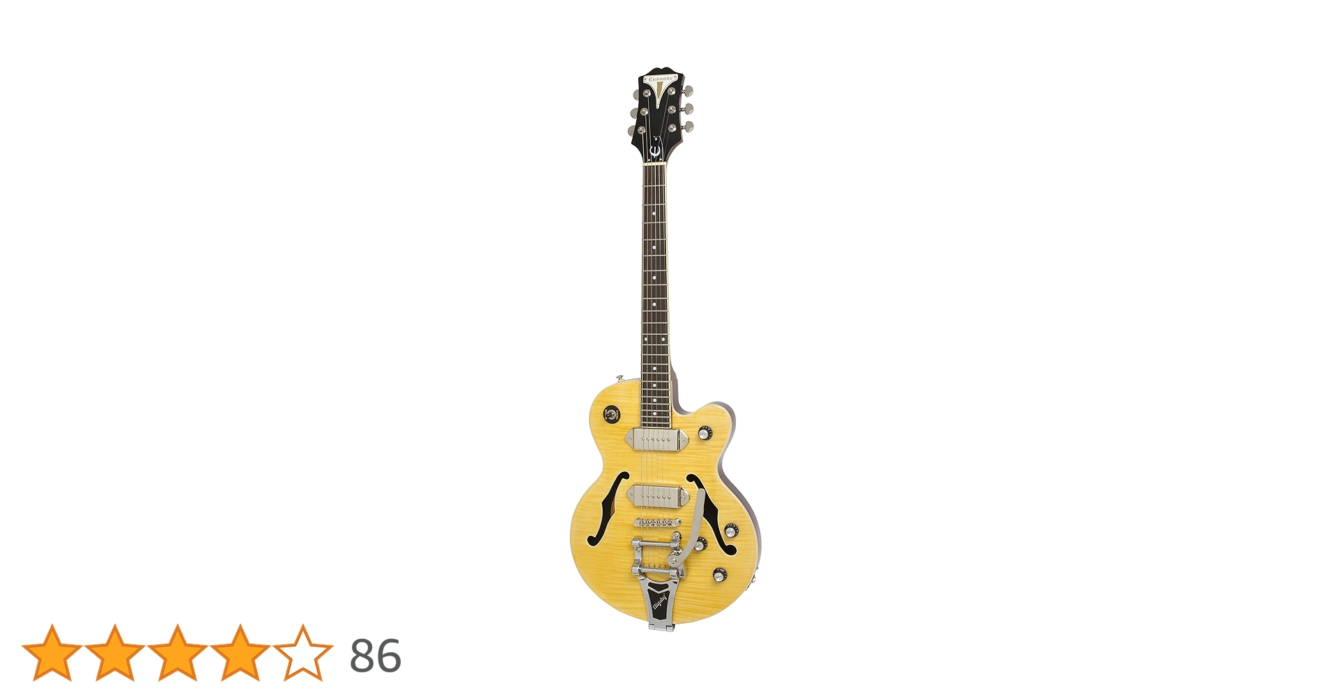 Epiphone Guitarra elétrica Wildkat com Bigsby Tremolo, Antique
