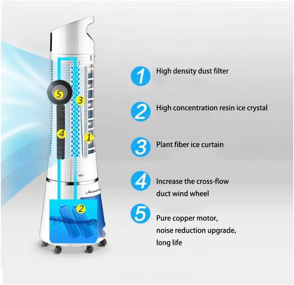 Evaporative Coolers Air Conditioning Fan Household Cold Fan Water Mute Tower Formula Small Air Conditioner