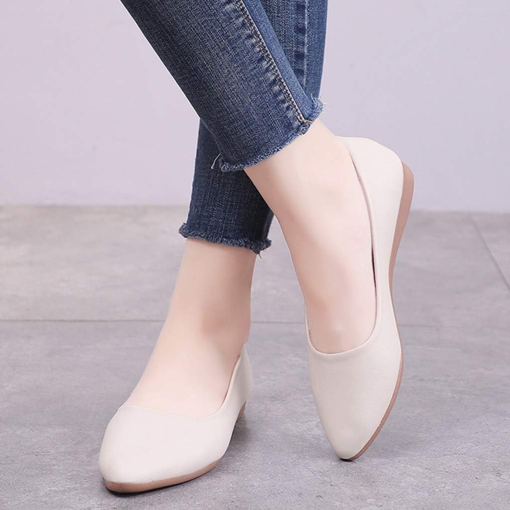  | Fashion Sandals for Women Casual Shoes Women 9 Slip-On Women Shoes Pointed Single Fashion Solid Color Shoes Jobs Shoes Toe Women's casual shoes Lactose Shoes Man Flip Flops for Women Comfortable | Flats