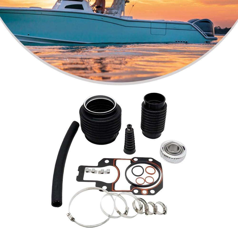 Kit de reparación de fuelles de popa con rodamiento cardán para MerCruiser One Gen 2 Stern Drive, 30-803099T1 803099T1