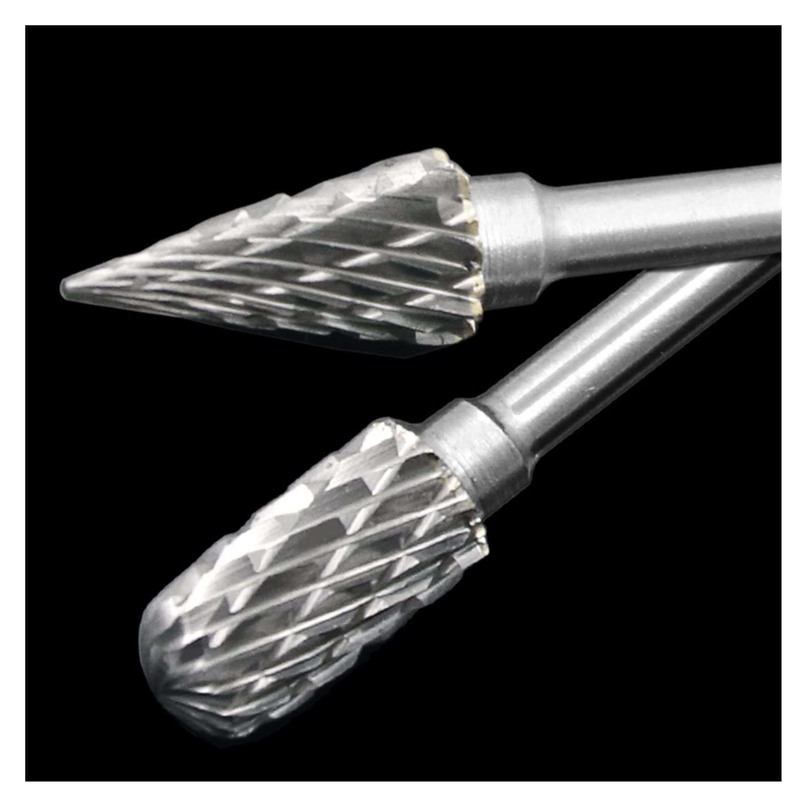 ZZSRJ Juego de Brocas cónicas de Acero de 10 Piezas de 1/8", Brocas de Diamante de 10 mm (Color : Silver, Size : 10mm)