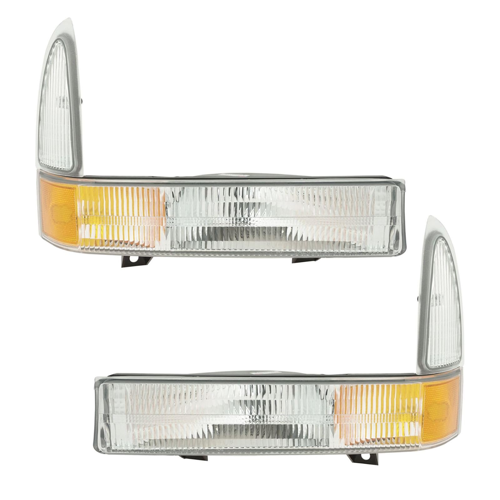 Corner Light Set Driver & Passenger Side Compatible with 2002-2005 Ford Excursion F-250 Super Duty F-350 Super Duty 2002-2003 F-450 Super Duty F-550 Super Duty FO2520169 FO2521169