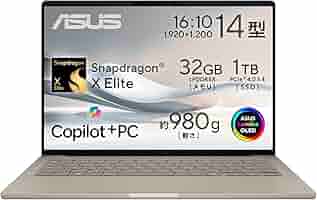 Amazon.co.jp: ASUS ノートパソコン Zenbook SORA UX3407RA 14
