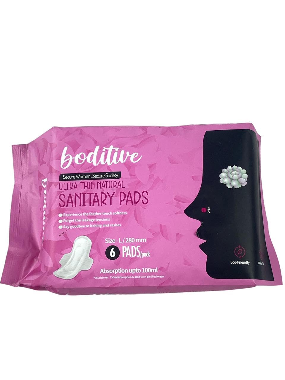Made in NAGALAND BODITIVE Ultra-Thin Natural Sanitary Pads | Superior Absorption & Leak-Proof Protection (B0DBVDD5KG) Amazon Price History, Amazon Price Tracker