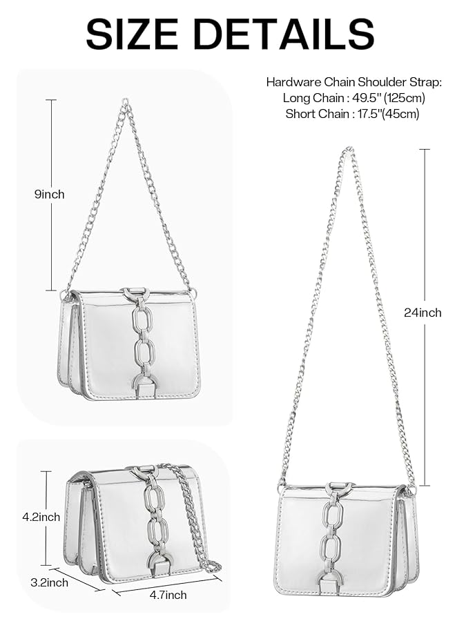 【EMIS】EMBOSSED MINI BAG-SILVER Shop - BAG - EMIS