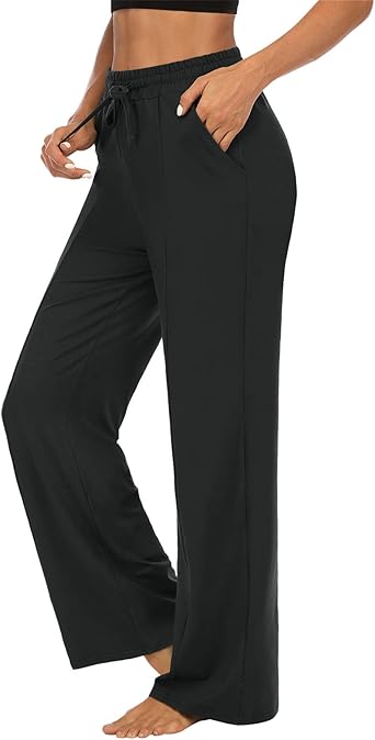 Womens wide leg workout pants Clearance
