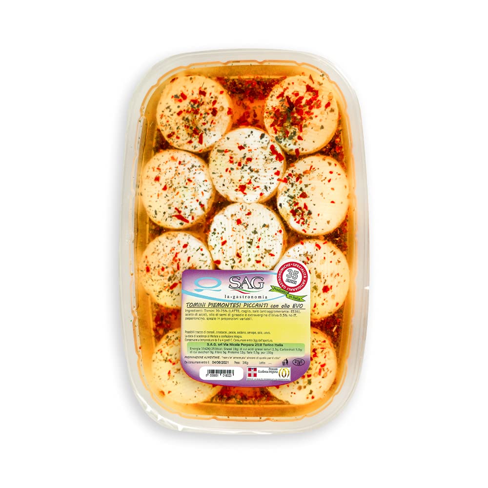 Tomini Piccanti, (Confezione 1 pz. da 900 gr) – SAG
