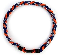 Vista 24 de MapofBeauty Dos colores moda tres trenzado cuerda Tornado collar