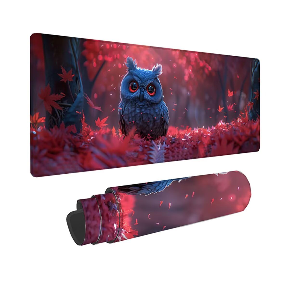 Tappetino per Mouse Gaming XXL 1200x600x3mm– Ufficio Mousepad Grande – Migliora la Velocità e la Precisione Tenuta Stabile Sottomano per Ufficio e Casa Accessori Scrivania Gufo PjY11665 N-U