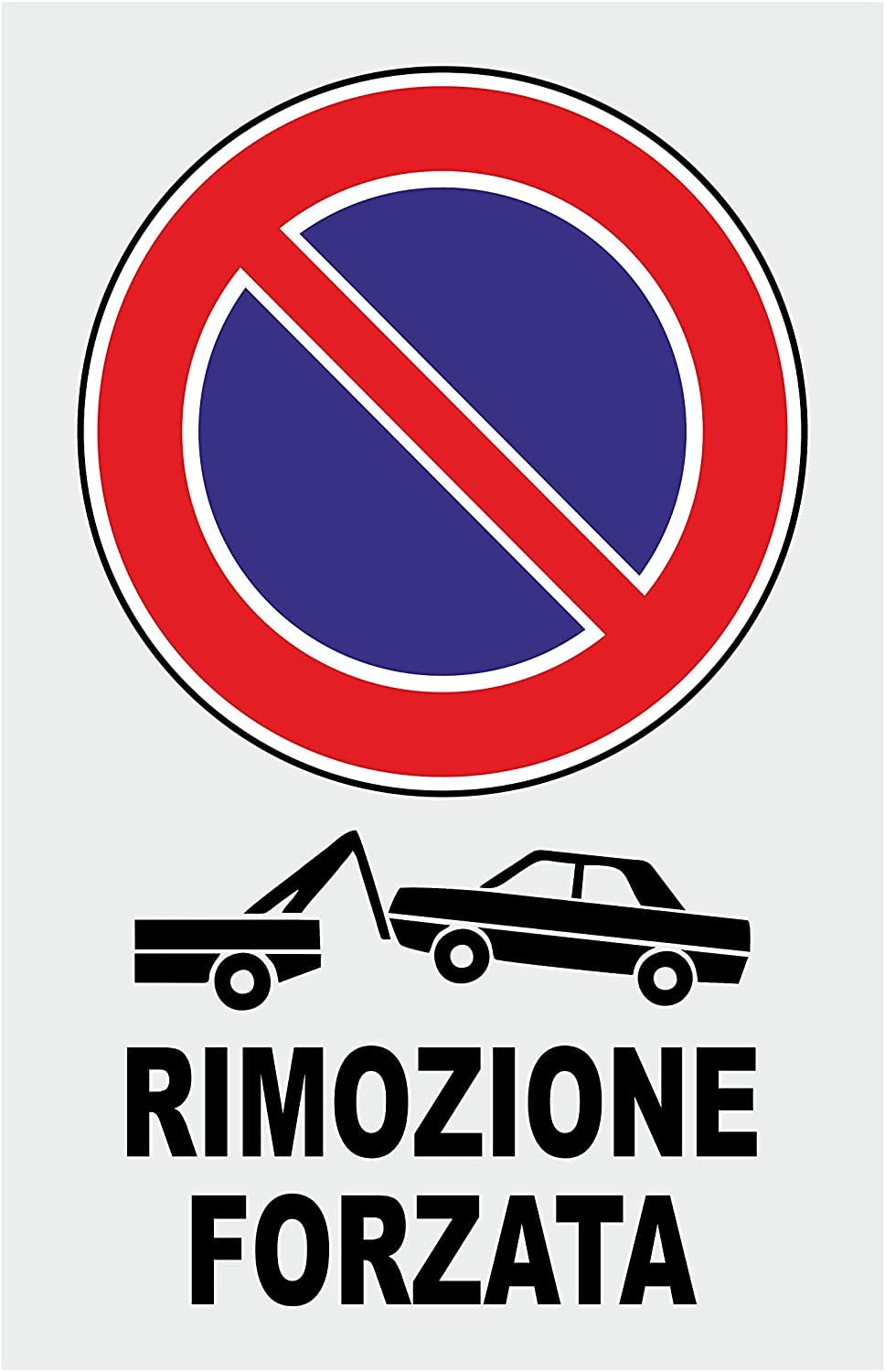 M-ITALY CARTELLO SEGNALETICO - vietato manovrare il carroponte stando sotto il carico sospeso - Adesivo Extra Resistente, Pannello in Forex, Pannello In Alluminio (30x42, Plastica