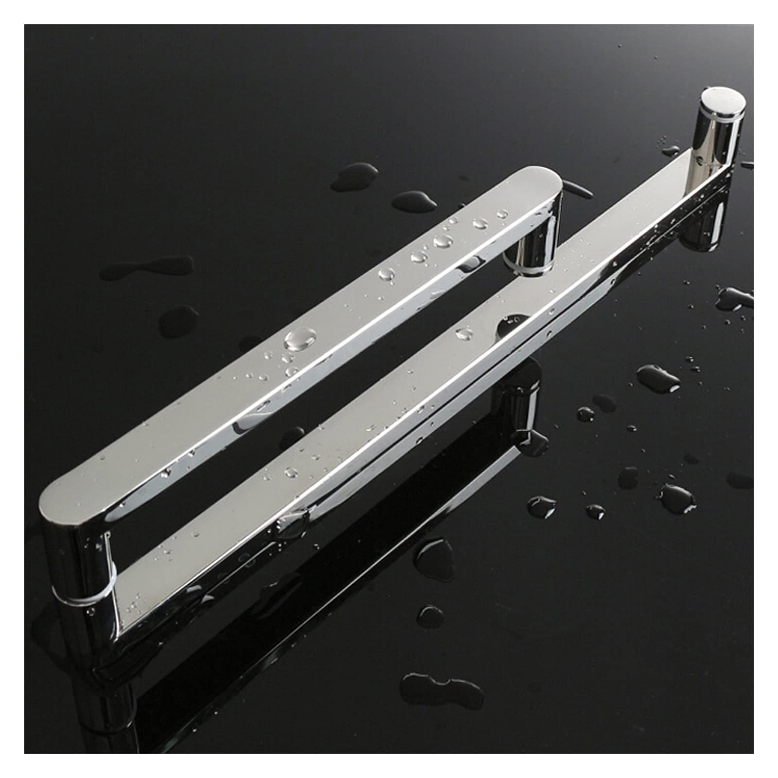 Glass Door And Window Handles Glass Door Handle To Push And Pull, Sus304 Stainless Steel Chrome Finish Polished Bathroom Door Handle Glass Door - Glass Door Hardware Accessories,Chrome-275Mm+475Mm