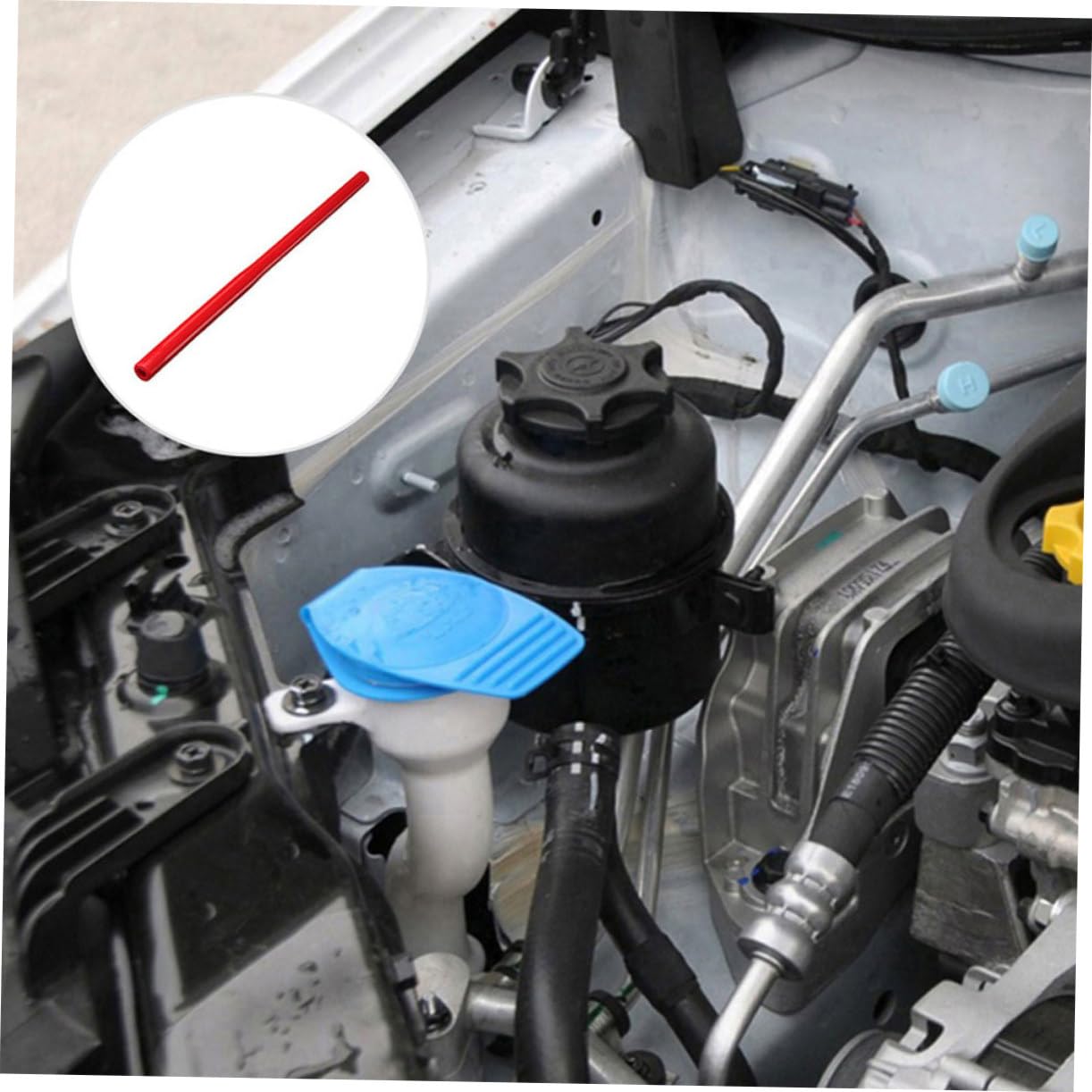 ULTECHNOVO 8 Pz colla stick per candele Installatore Attrezzo installazione Attrezzo per installare candele auto estrattore di candele kit rimozione gomma da cancellare rosso