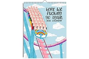 Here We Fu-cking Go Again 2025 Calendar