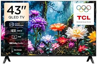 TCL تلفزيون ذكي 43 بوصة S51K FHD QLED (موديل 2026) 43 بوصة