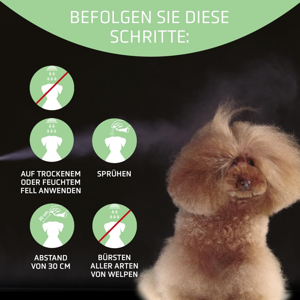 Artero Mix Conditioner Leave-in für Hunde und Katzen – Entwirrt, spendet Feuchtigkeit und verleiht Glanz – Ohne Ausspülen – Anti-Statik Spray für trockenes oder verfilztes Fell – 300 ml