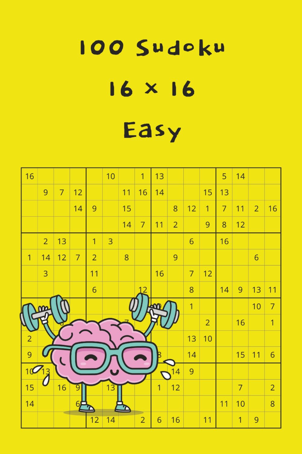 100 Sudoku 16 x 16 Easy (Sudoku - Different Levels of Difficulty, different grid sizes)