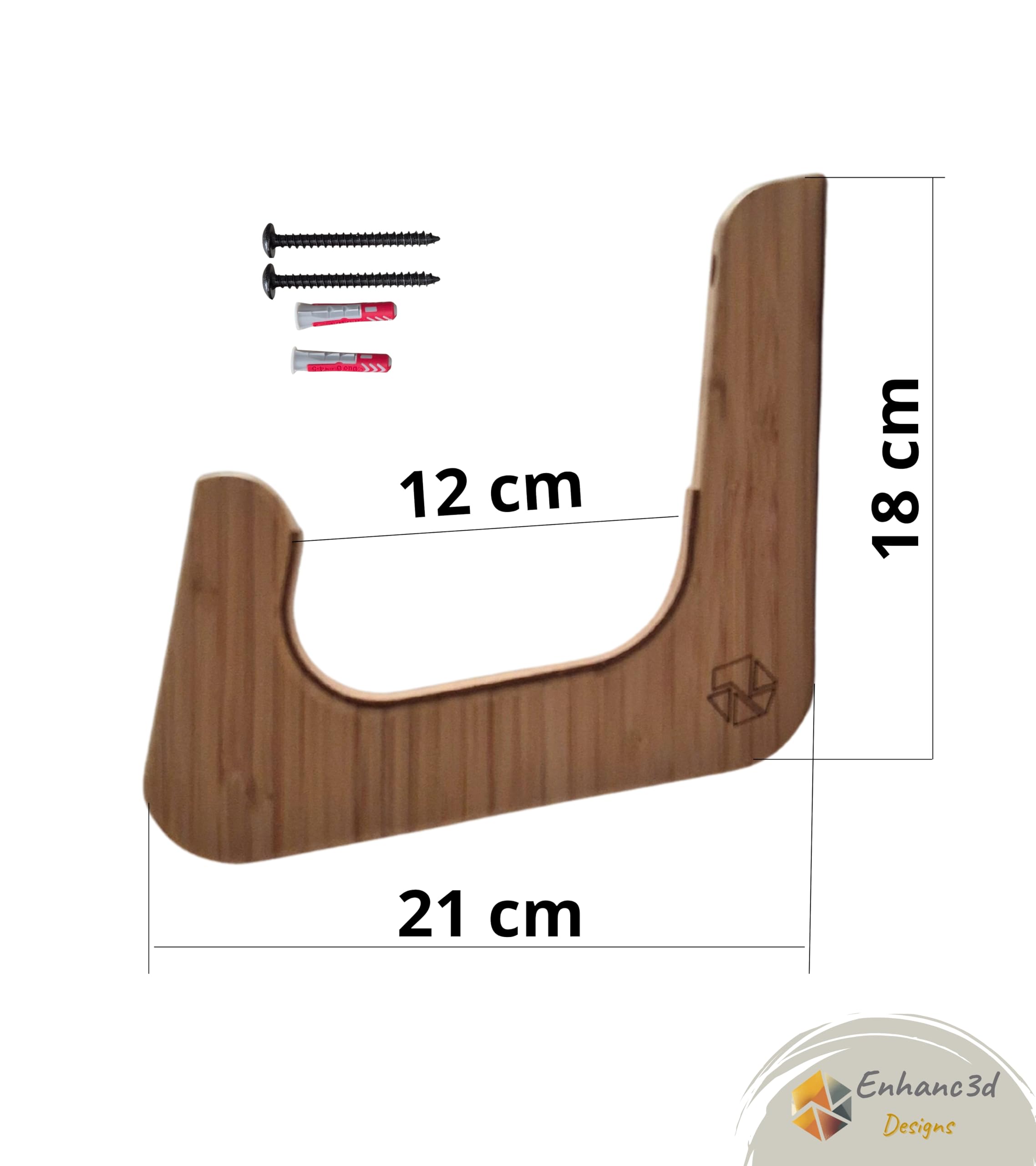 Supporto Tavola da Surf da Parete - Supporto Orizzontale per Tavola da Surf e SUP in Legno - Design Moderno e Robusto