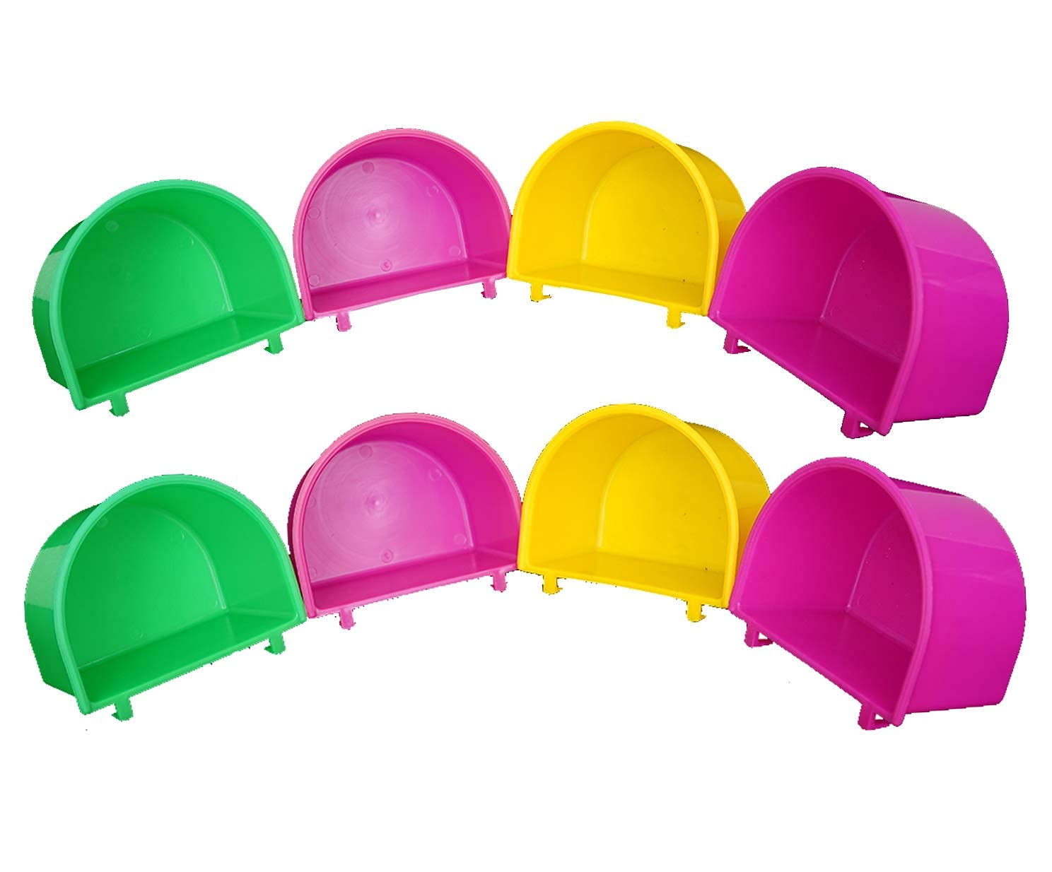 (Pack of 5) Love Birds Cage Feeder Cup Shaped for Balcony Garden Pet Cage 7.5 x 7 x 4 cms | Pet Supplies (5) (B091HT6NXB) Amazon Price History, Amazon Price Tracker