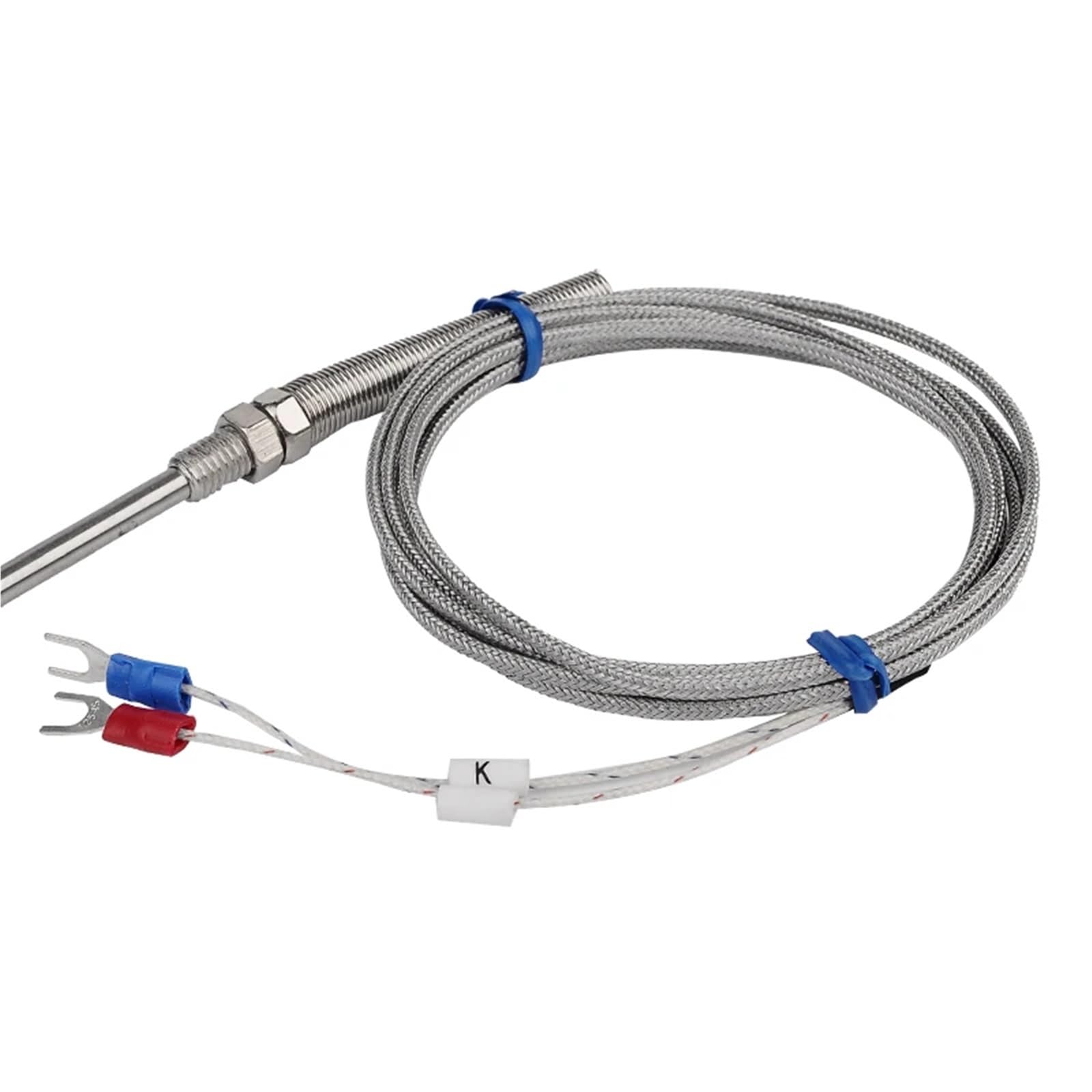 Sensor tipo K con sonda de acero inoxidable de 15 cm para un control térmico estable 6