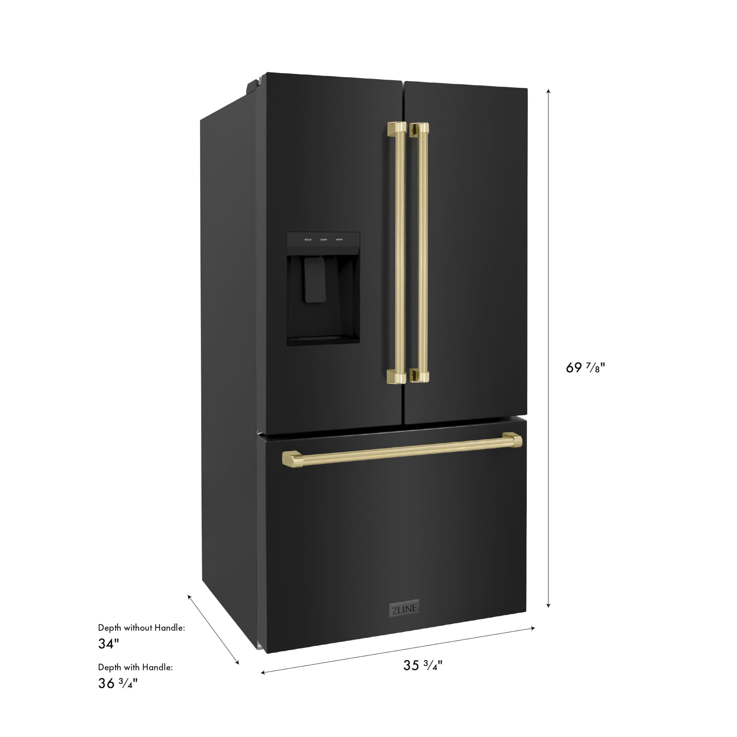 Amazon.com: Z Line Kitchen and Bath ZLINE Autograph 36 in. Black