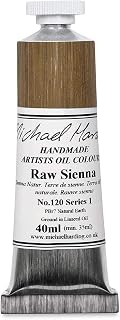 Michael Harding Artist Oil Colours, Raw Sienna, 40ml Tube, 12040X