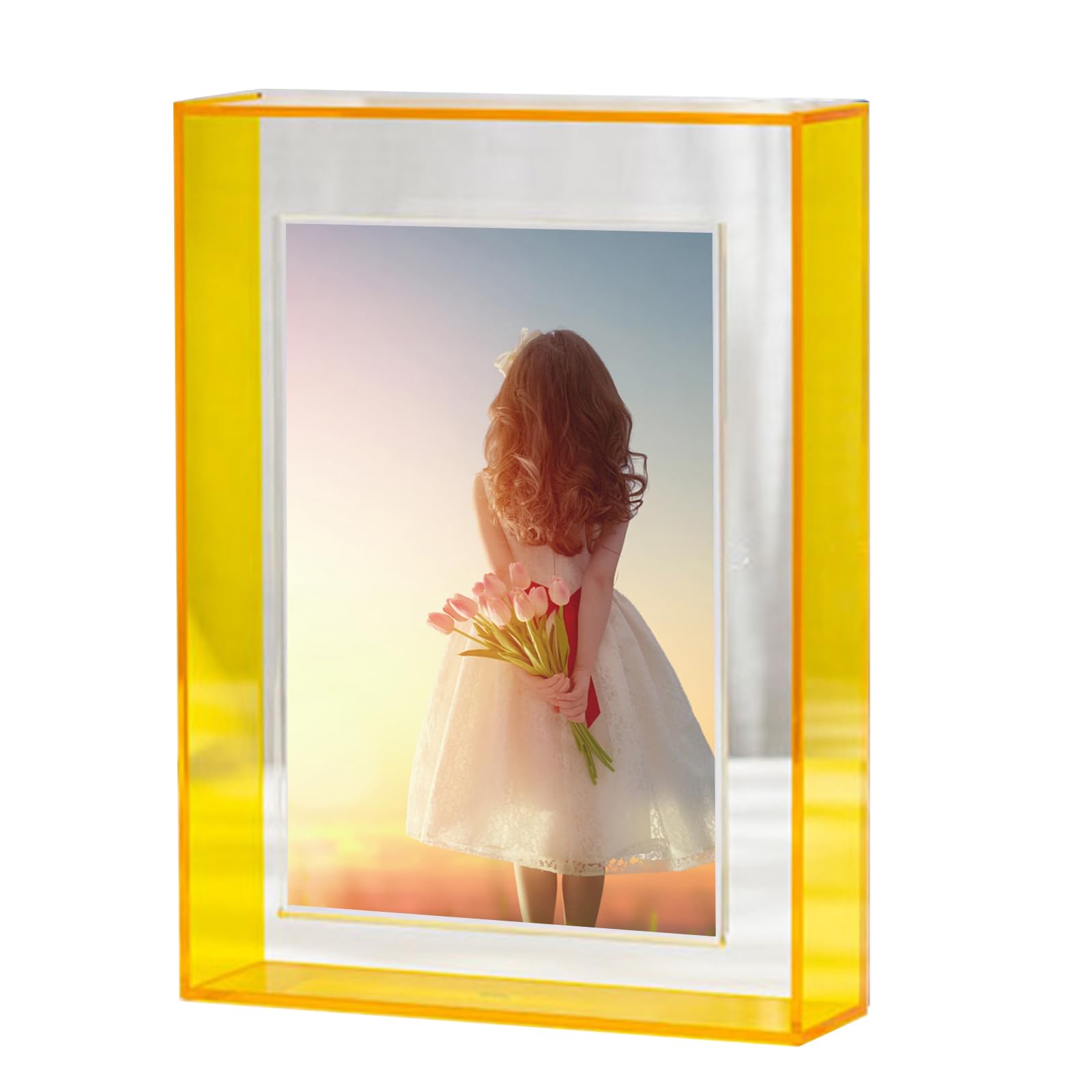 Amazon.com - irbaniland Neon Acrylic Photo Frame Photos Frame