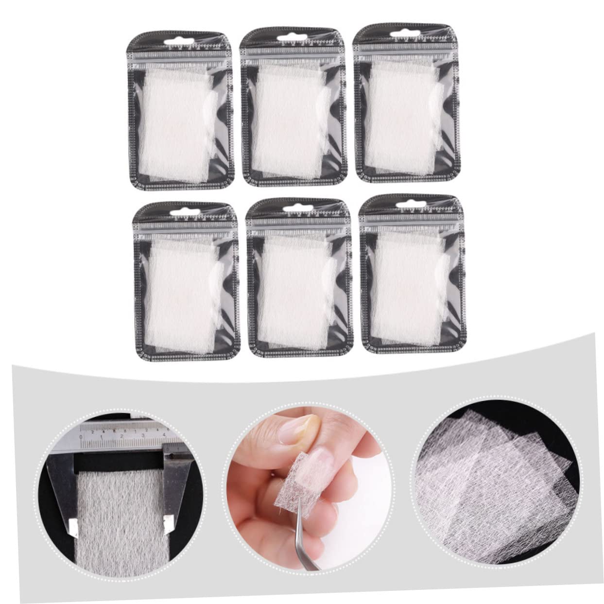 CALLARON 60pcs Nail Lengthen Kit Premium Multi-functional Fiber for Nail Extension Repair Portable Set for Home Salon Travel Diy Art Great Women