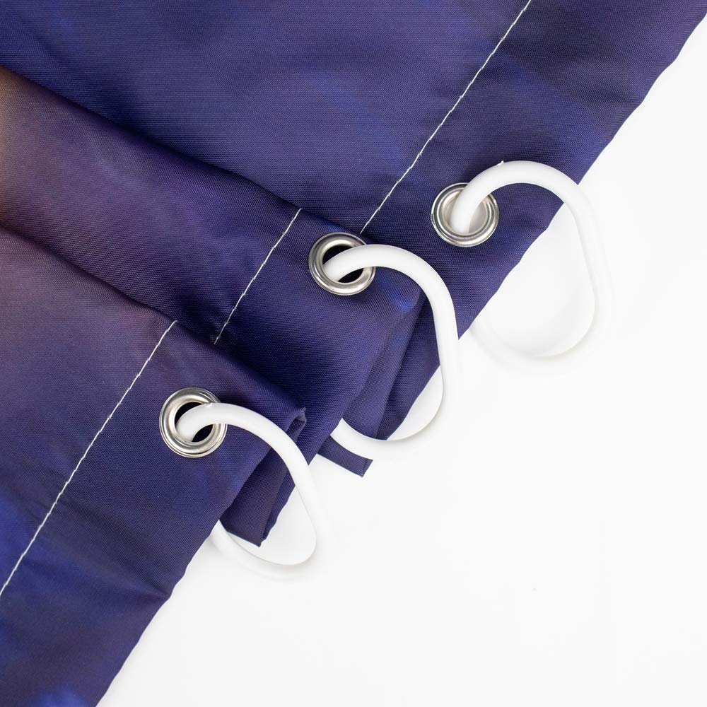 JIAMELUCK Cortinas De Ducha Con Textura De Mármol Azul, Impermeables, Decoración Del Hogar, Cortina De Baño Moderna De Lujo, 70.9 X 94.5 In (71 Pulgadas De Ancho X 94 Pulgadas De