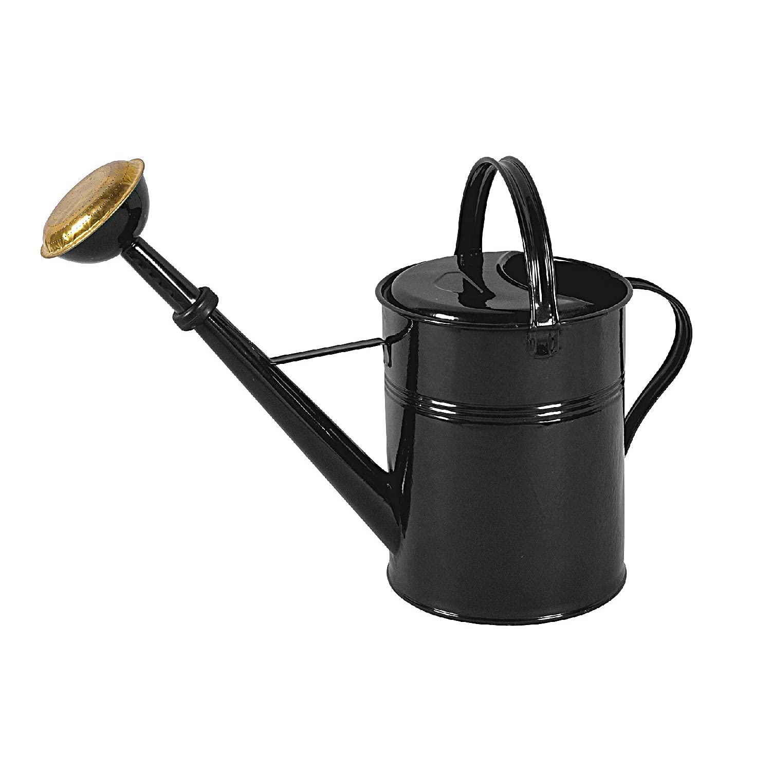 26050132012 Deluxe Gießkanne mit Brause, Metall, lackiert, 9 Liter, grün (2 Stück)