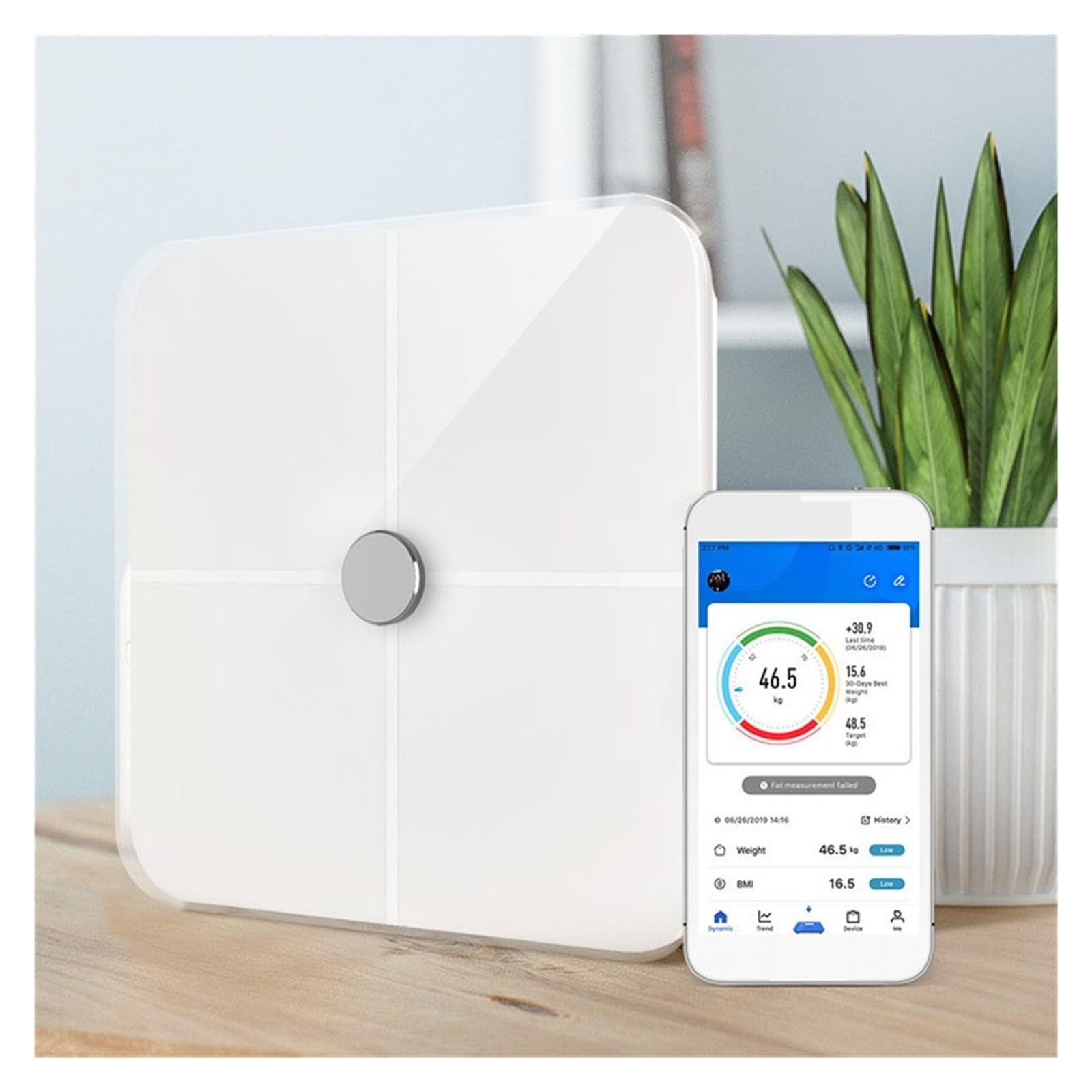 Bilancia Elettronica Intelligente For Grasso Corporeo Bluetooth Analisi Dei Dati Dello Schermo LED Preciso E Facile Da Leggere