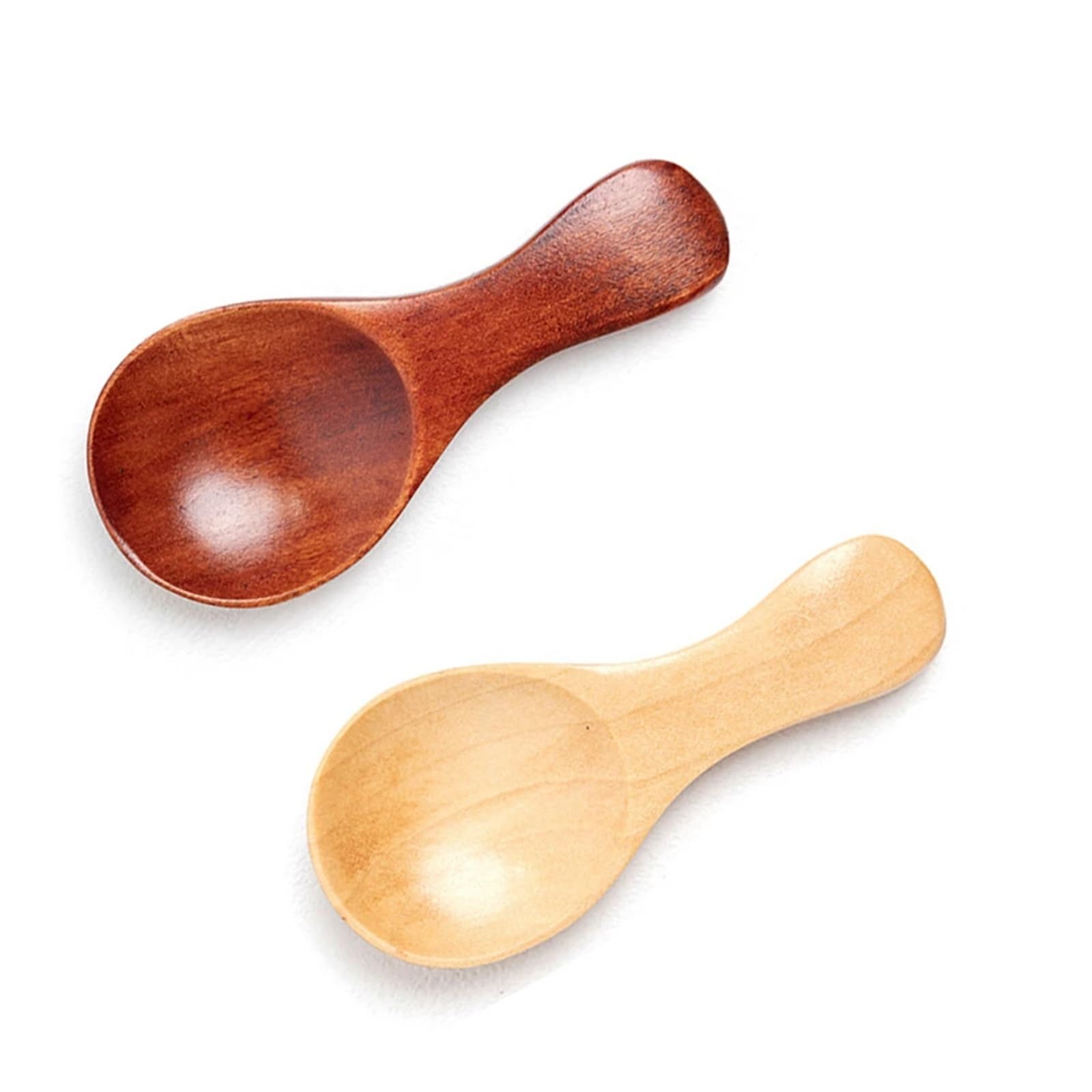 30 kleine Holzlöffel Mini-Teelöffel für Gewürzhonig | Umweltfreundliche Mini-Holzlöffel, perfekt für Gewürze, Honig und Gewürze. (A)
