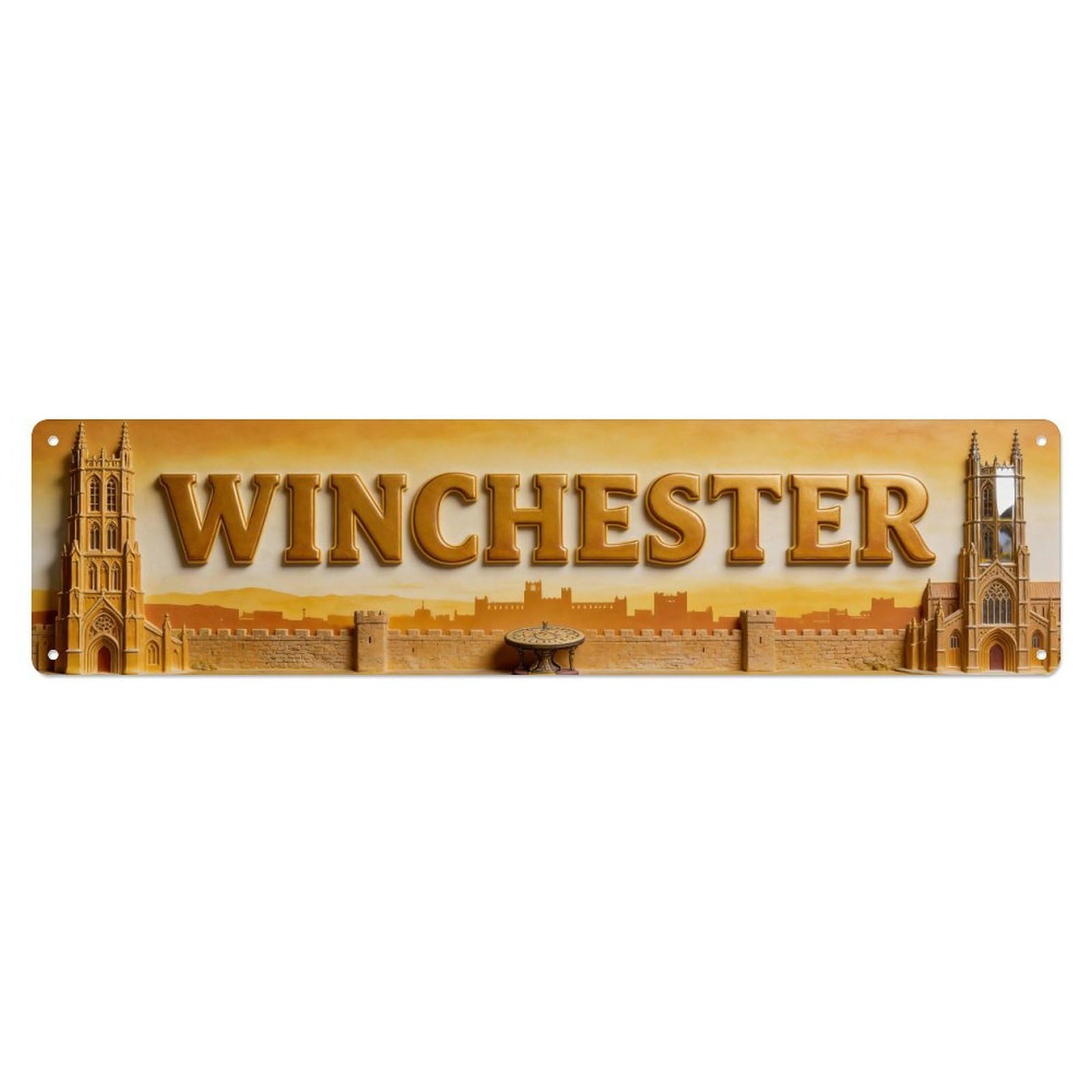 Winchester England Retro Metal Tin Sign
