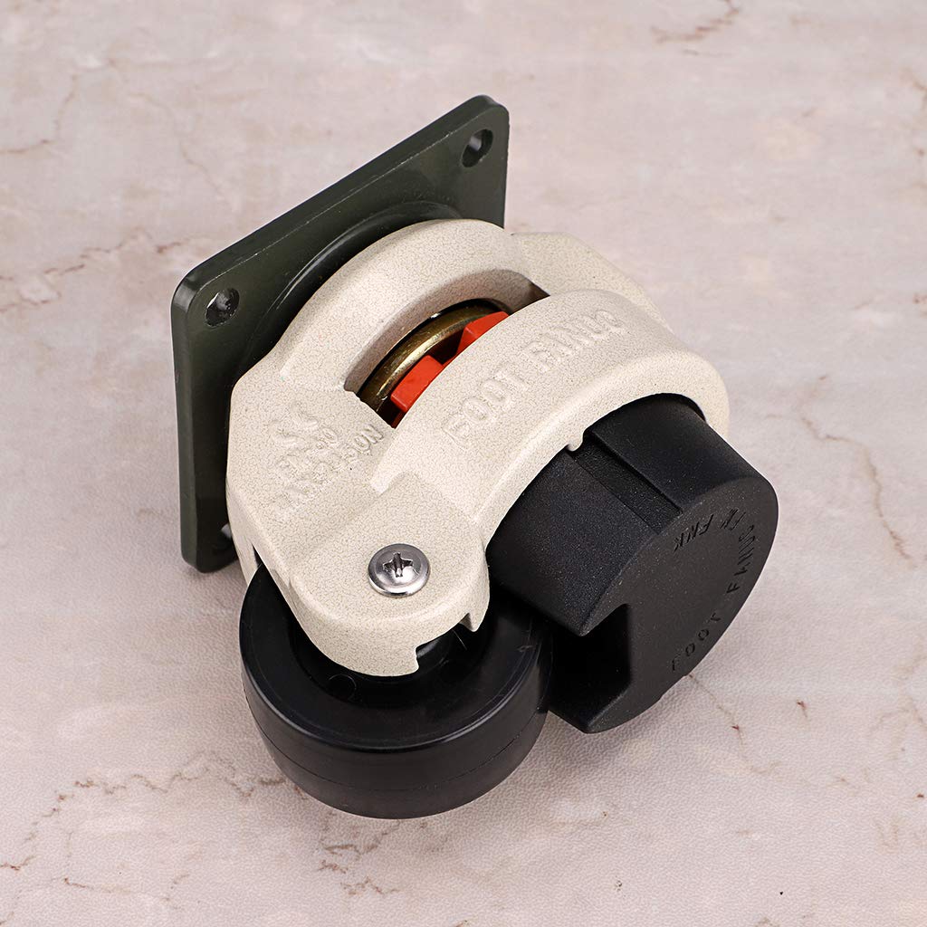 Lоwеѕt Prісе MDLUU Leveling Machine Casters with Rubber Pad, FM-60F Plate Mounted Retractable Workbench Caster, Leveling Feet Wheels, Loading Capacity 551lbs/Per, Pack of 4 🛒 Flаѕh Sаlе MDLUU Leveling Machine Casters with Rubber Pad, FM-60F Plate Mounted Retractable Workbench Caster, Leveling Feet Wheels, Loading Capacity 551lbs/Per, Pack of 4