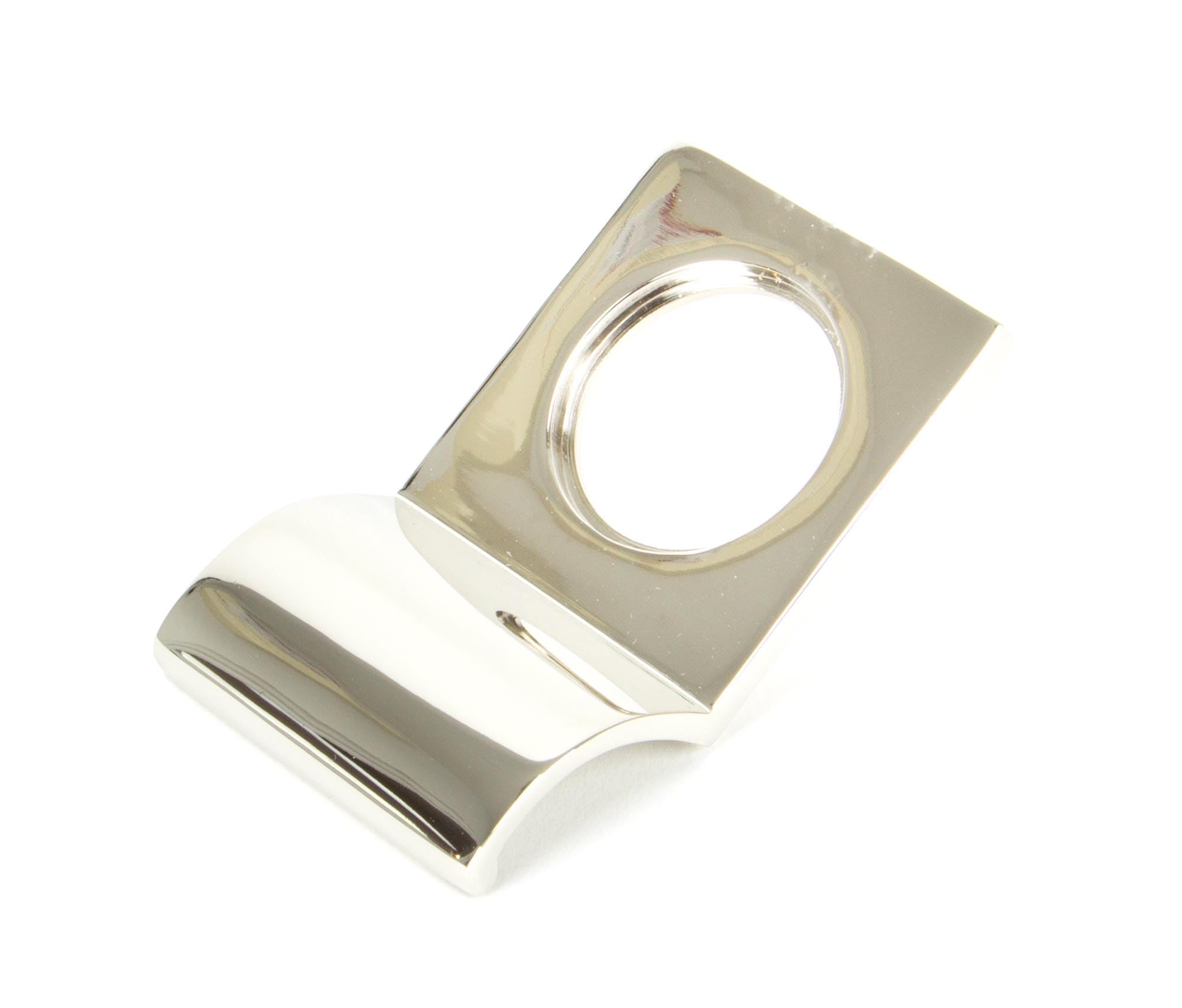 Cylinder Latch Cover - Polished Nickel