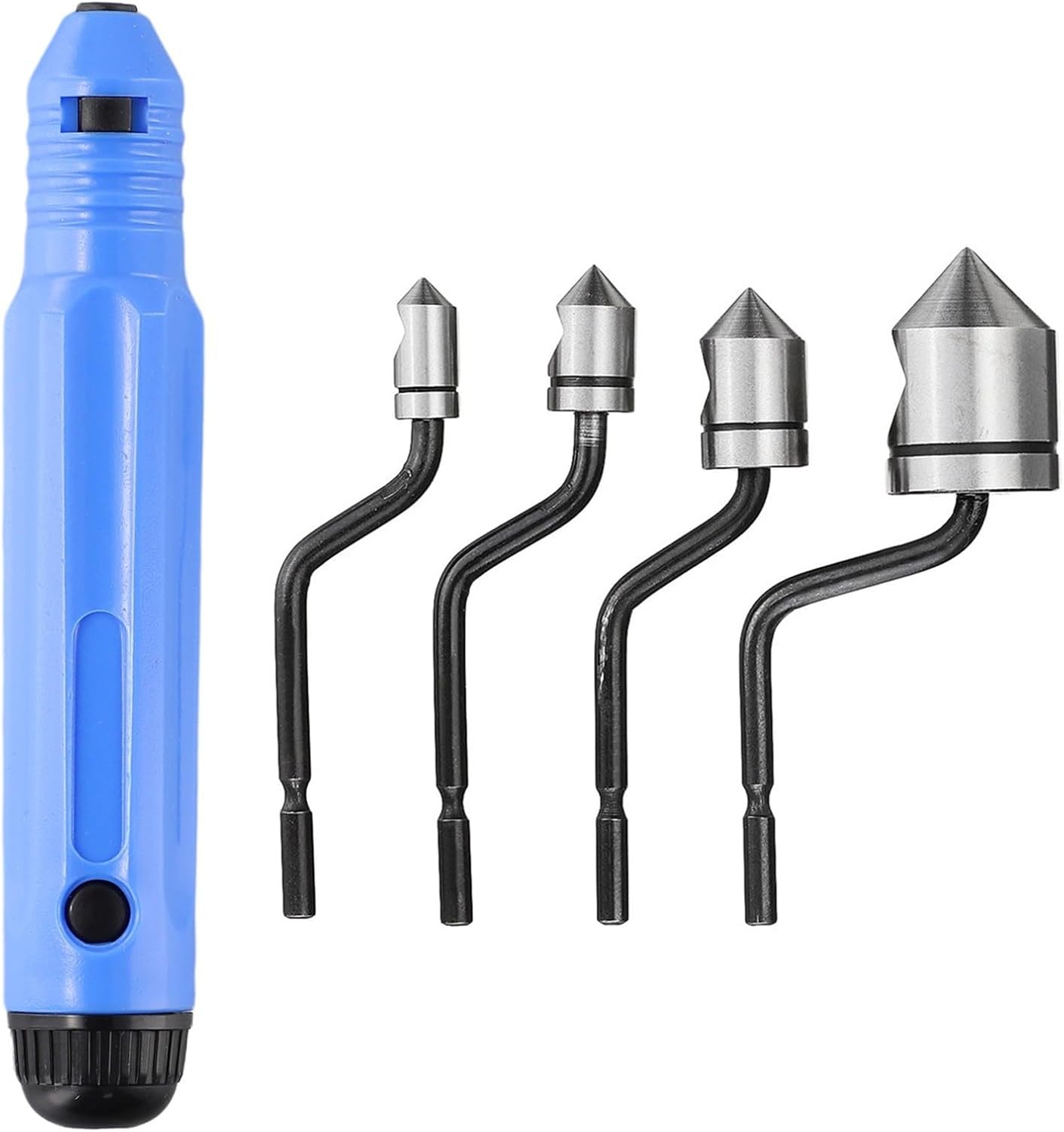 Deburring Tool Set With NB1000 Handle And BC6301/BC8301/BC1041/BC1651 Chamfering Cutter Heads,For Metal,Plastic,Rubber Processing,3.2mm Shank,4Pcs(5pcs)