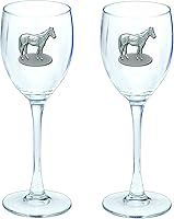 Vista 14 de Heritage Pewter Texas Tech Red Raiders - Juego de 2 copas de vino de copa de 12 onzas, vidrio de peltre elaborado por expertos